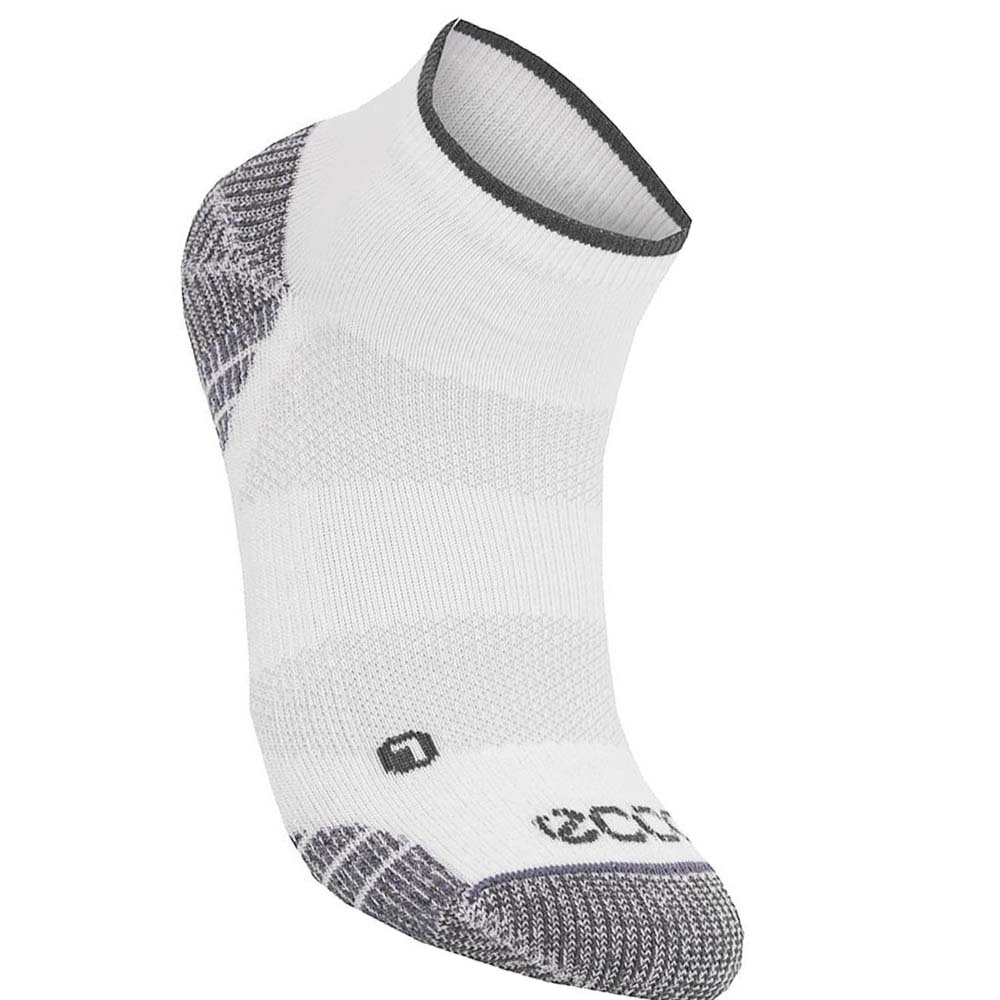 Women\'s Ecco Golf Ankle Socks Socks White | SG 427WNB